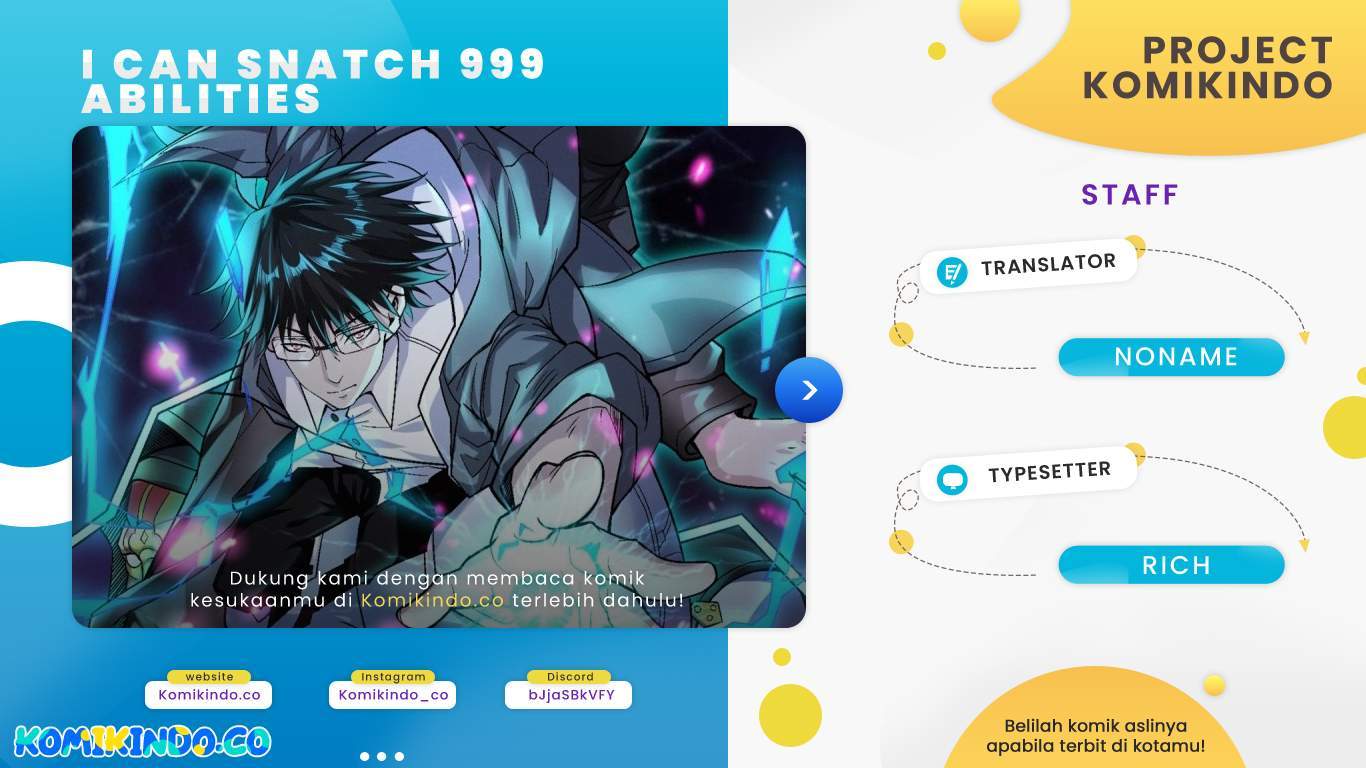 I Can Snatch 999 Types of Abilities Chapter 8 - halaman 1