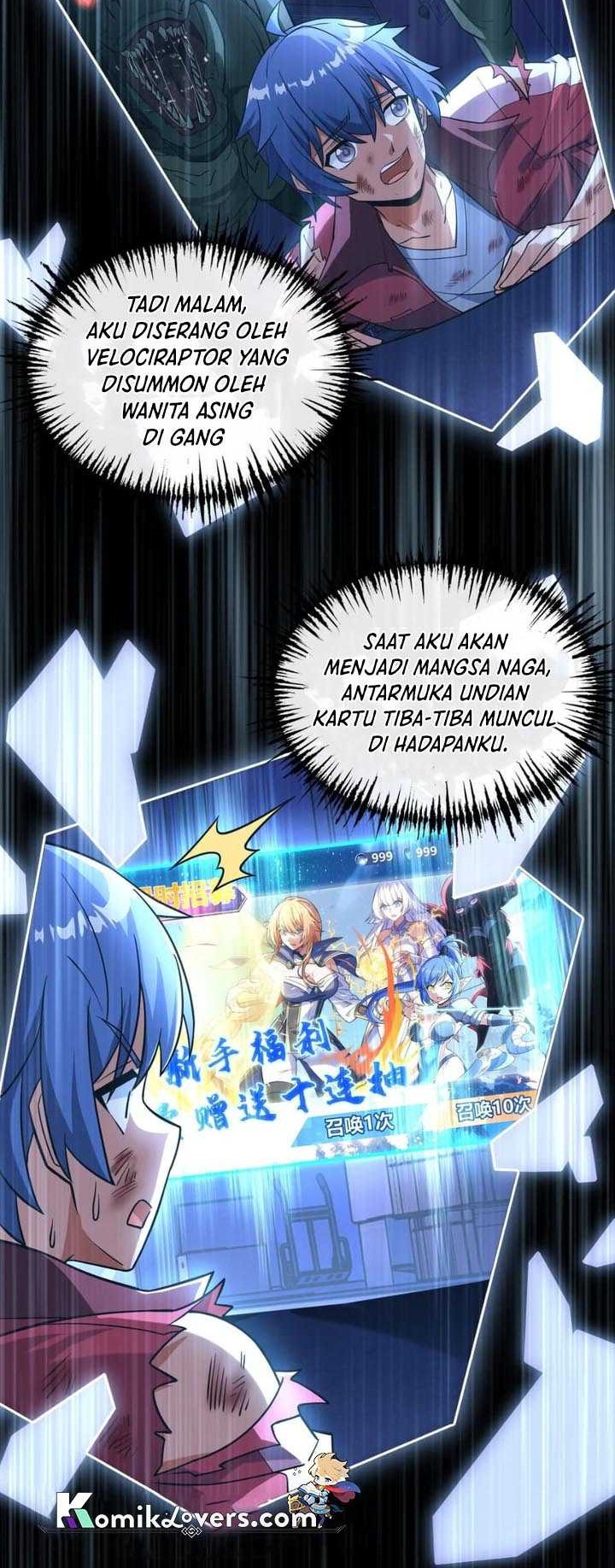I Can Use the Card Drawing System to Summon Beautiful Girls Chapter 2 - halaman 10