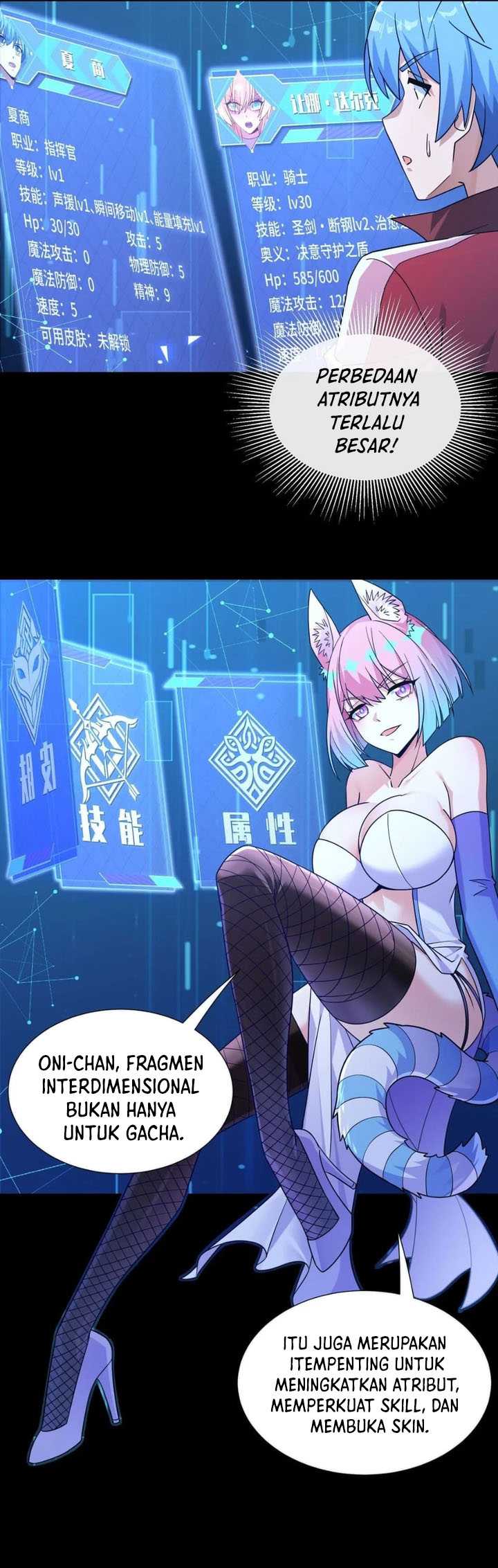 I Can Use the Card Drawing System to Summon Beautiful Girls Chapter 6 - halaman 17