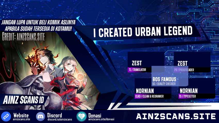 I Created an Urban Legend! Chapter 3 - halaman 1