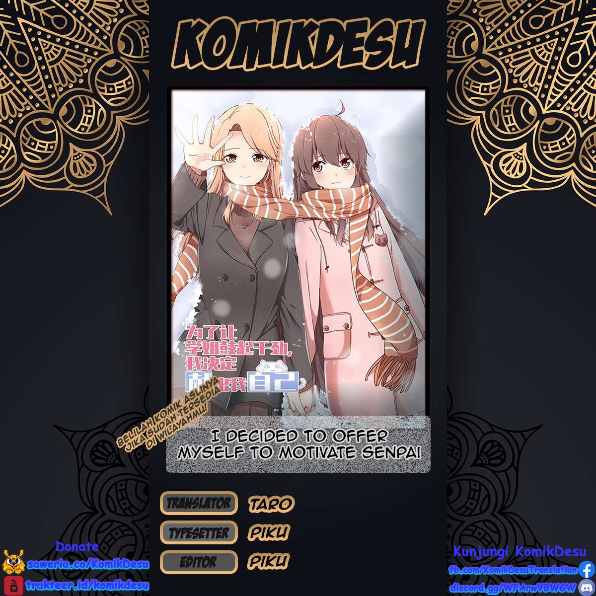 I Decided to Offer Myself to Motivate Senpai Chapter 4 - halaman 1