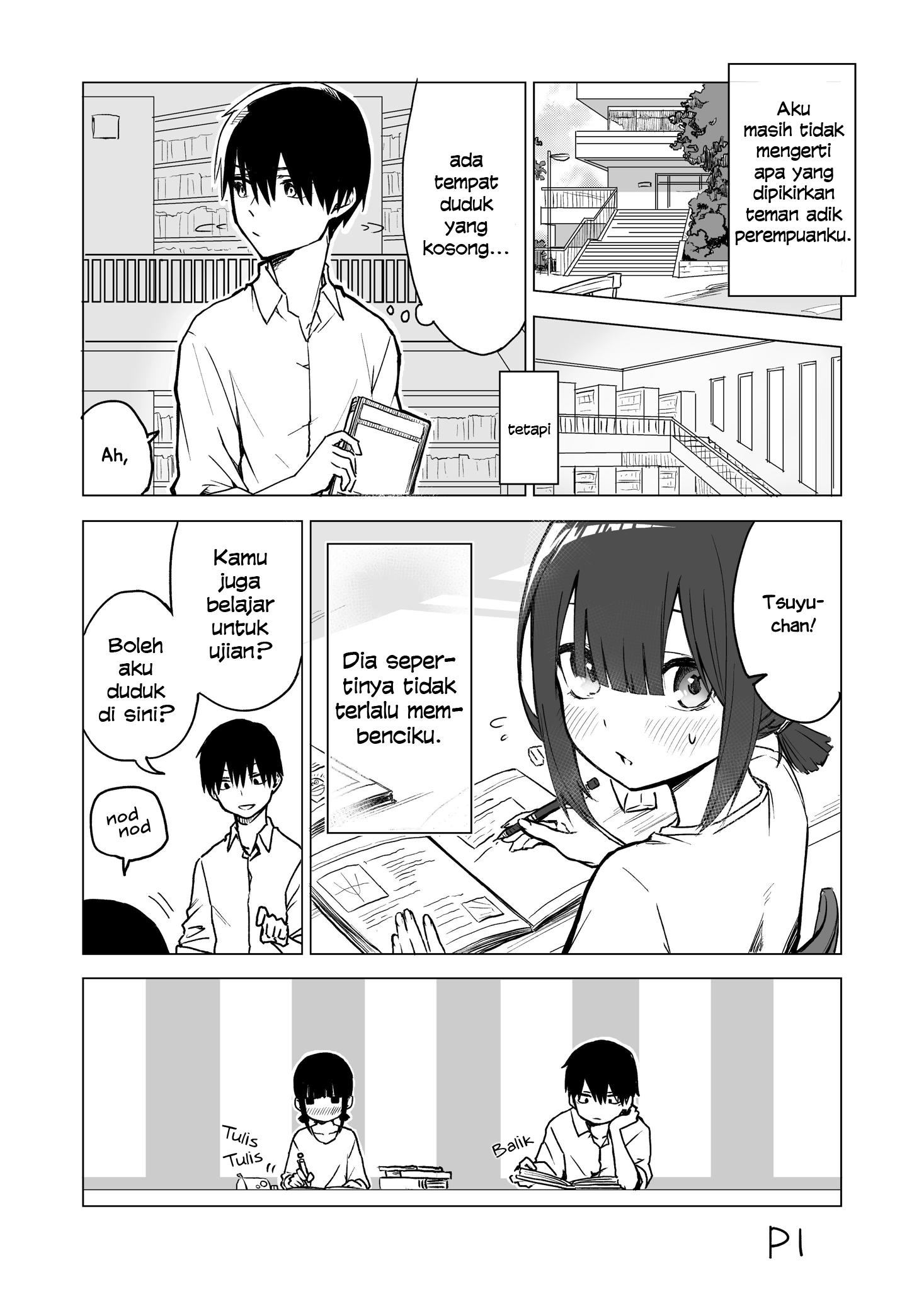 I Don't Know What My Little Sister's Friend Is Thinking (Pre-Serialization) Chapter 5 - halaman 1