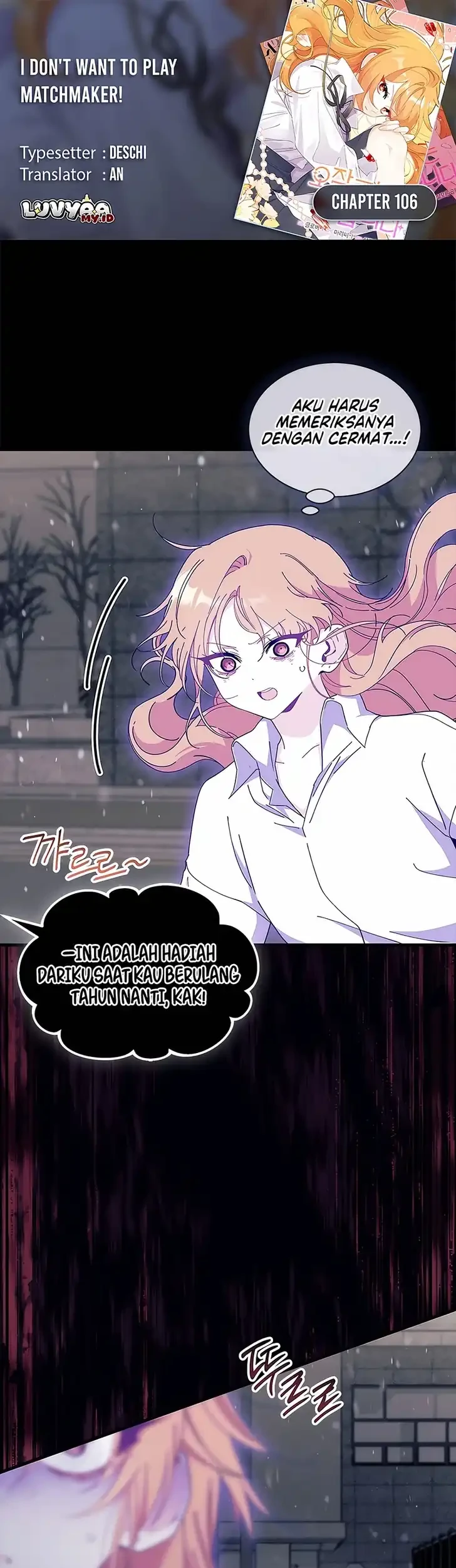 I Don’t Want to Play Matchmaker! Chapter 106 - halaman 1