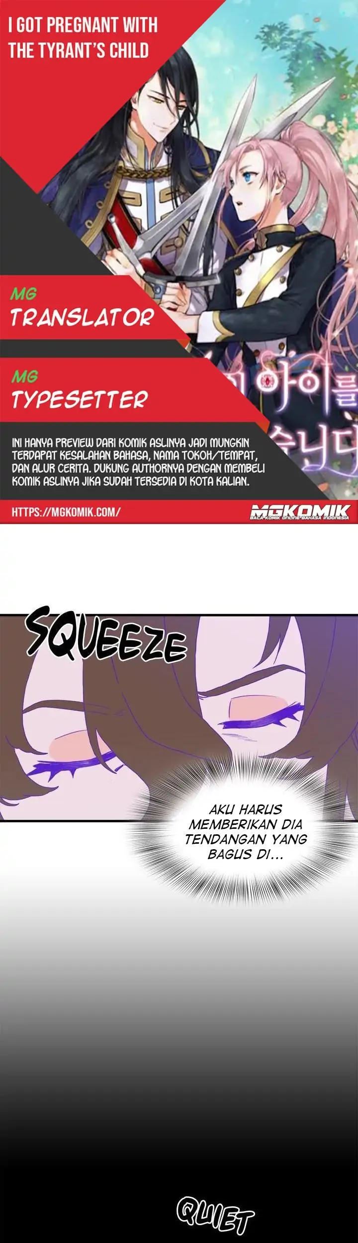I Gave Birth to the Tyrant’s Child Chapter 24 - halaman 1