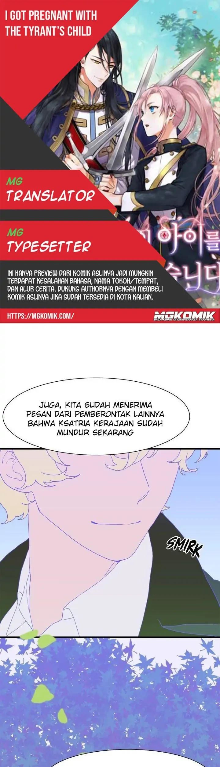 I Gave Birth to the Tyrant’s Child Chapter 25 - halaman 1