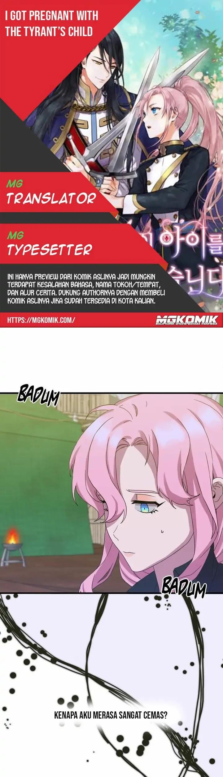 I Gave Birth to the Tyrant’s Child Chapter 30 - halaman 1
