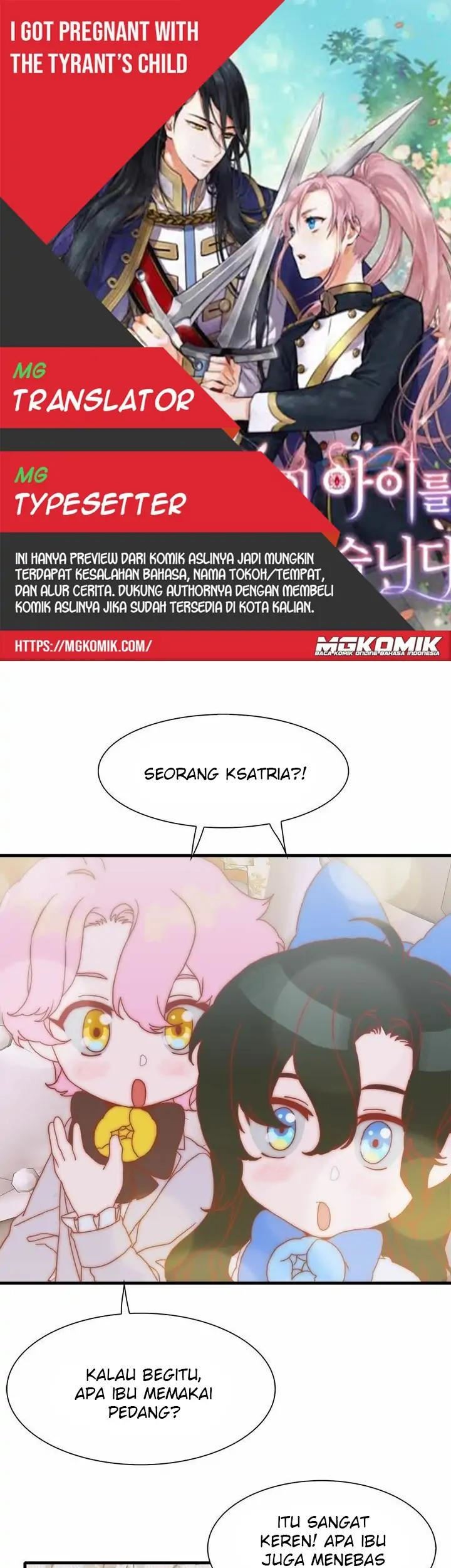 I Gave Birth to the Tyrant’s Child Chapter 32 - halaman 1