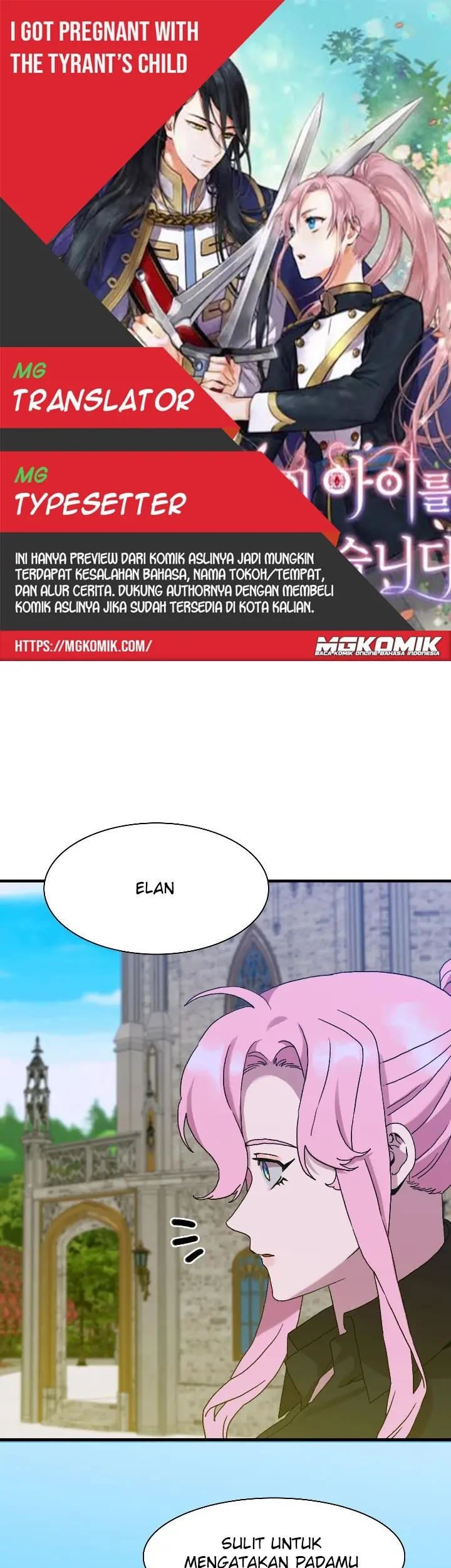 I Gave Birth to the Tyrant’s Child Chapter 42 - halaman 1