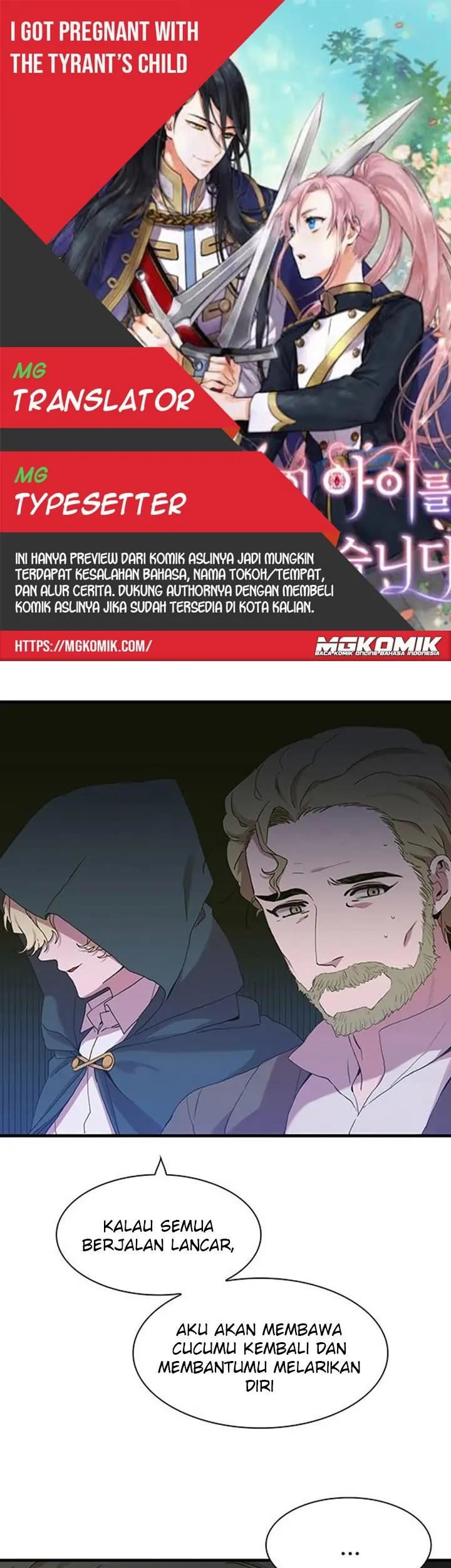 I Gave Birth to the Tyrant’s Child Chapter 44 - halaman 1