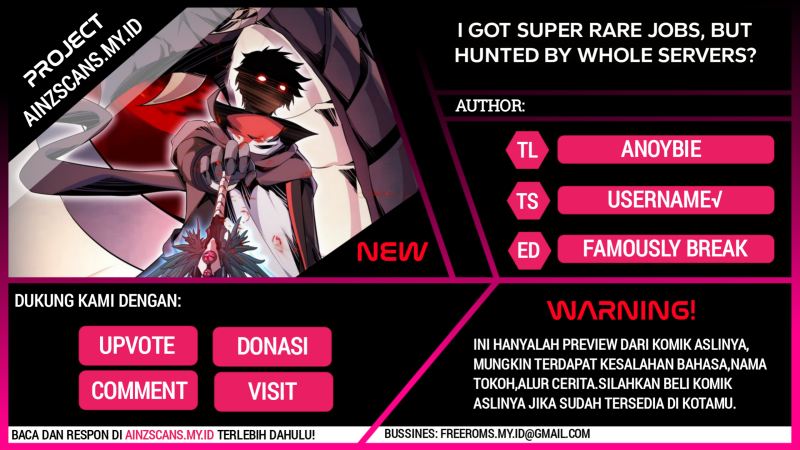 I Got Super Rare Jobs, But Hunted By Whole Servers? Chapter 2 - halaman 1