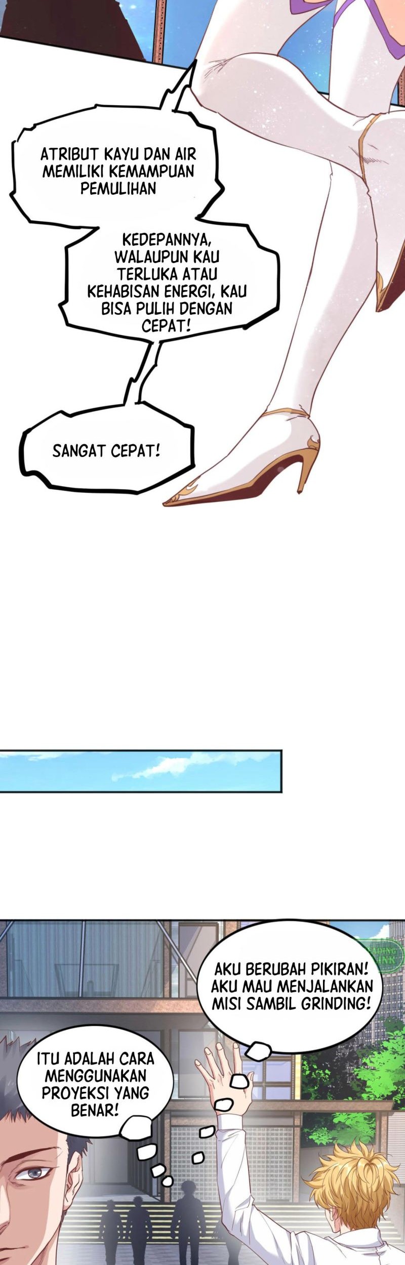 I Grinding Levels Inside The Mirror Chapter 27 - halaman 28