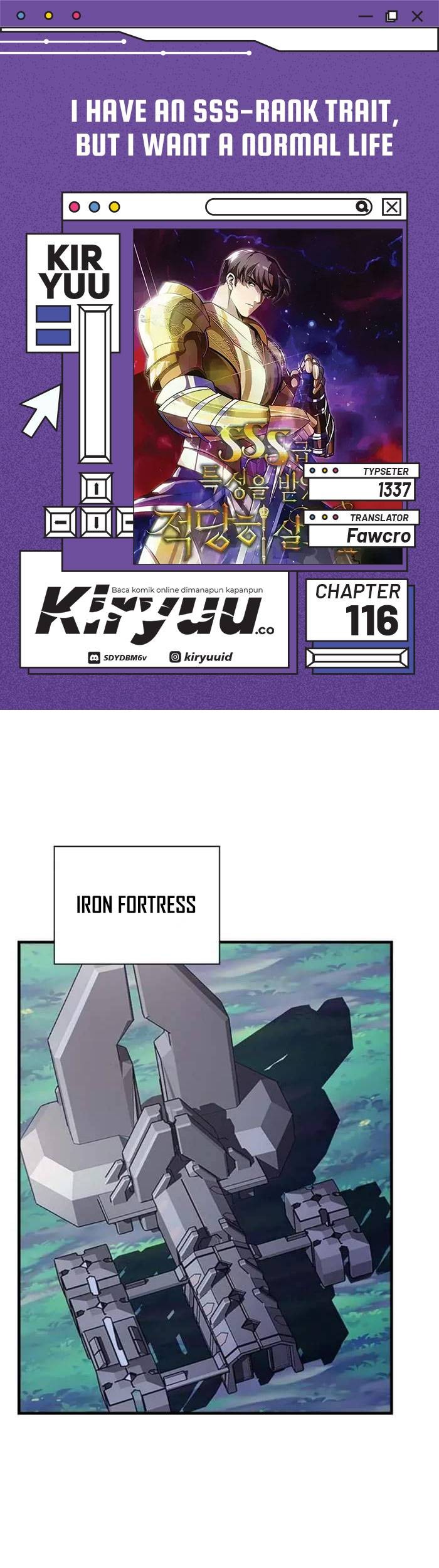 I have an SSS-rank Trait, but I want a Normal Life Chapter 116 - halaman 1