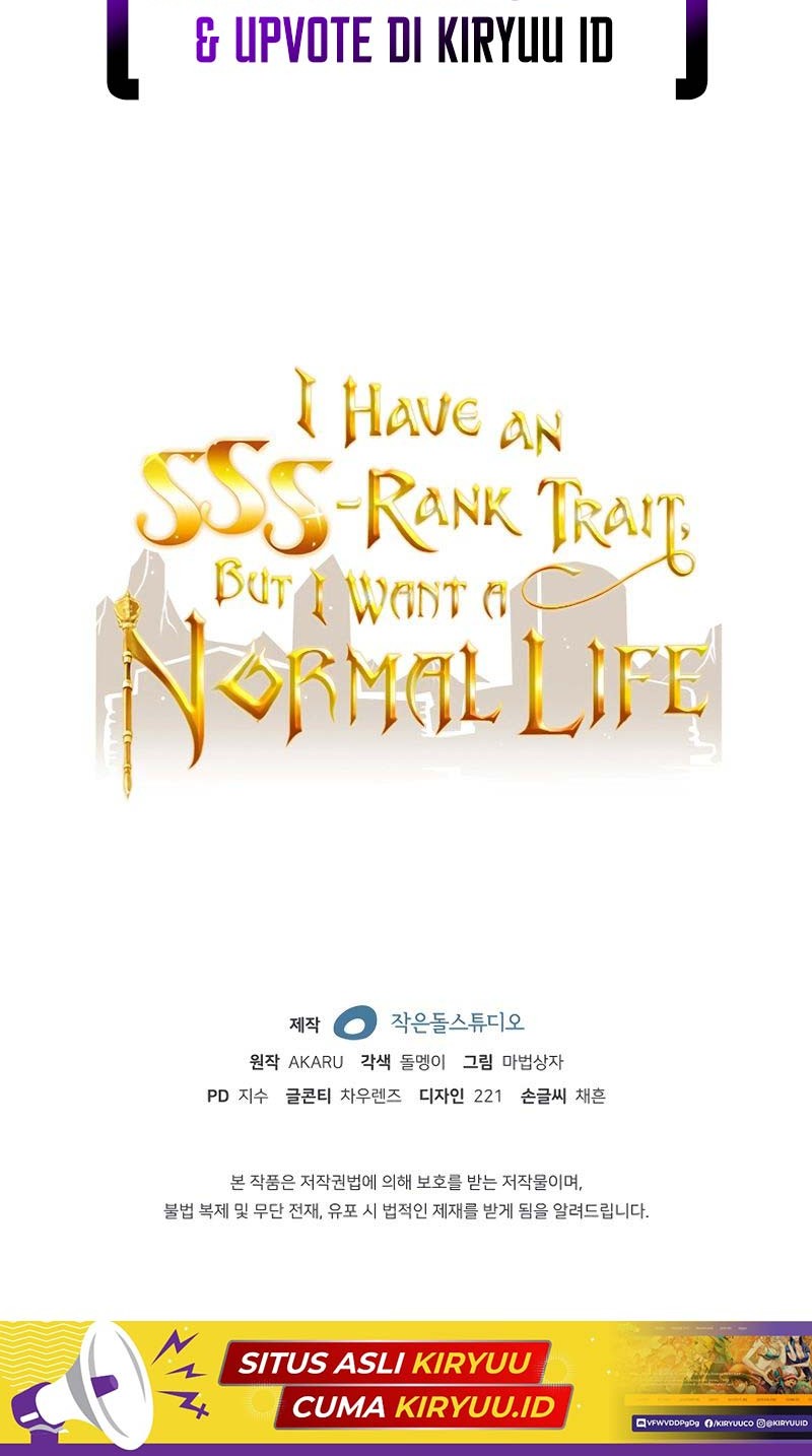I have an SSS-rank Trait, but I want a Normal Life Chapter 37 - halaman 94