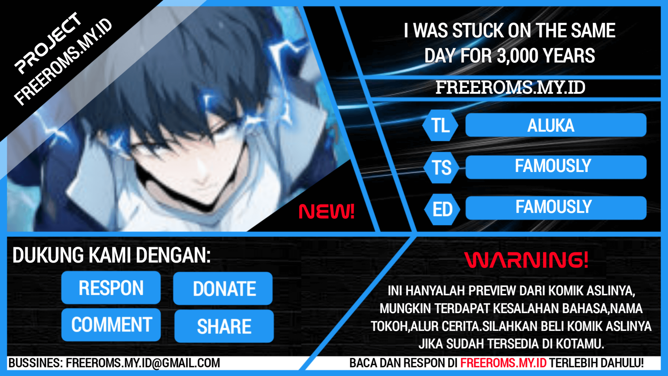 I Have Been Stuck on the Same Day for 3,000 Years Chapter 0 - halaman 1