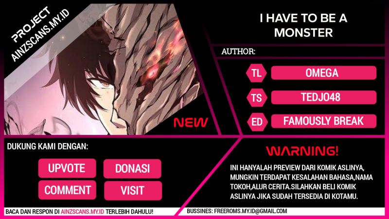 I Have to Be a Monster Chapter 20 - halaman 1