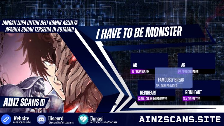 I Have to Be a Monster Chapter 37 - halaman 1