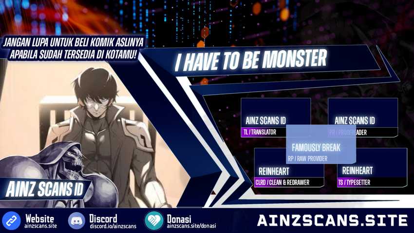 I Have to Be a Monster Chapter 38 - halaman 1