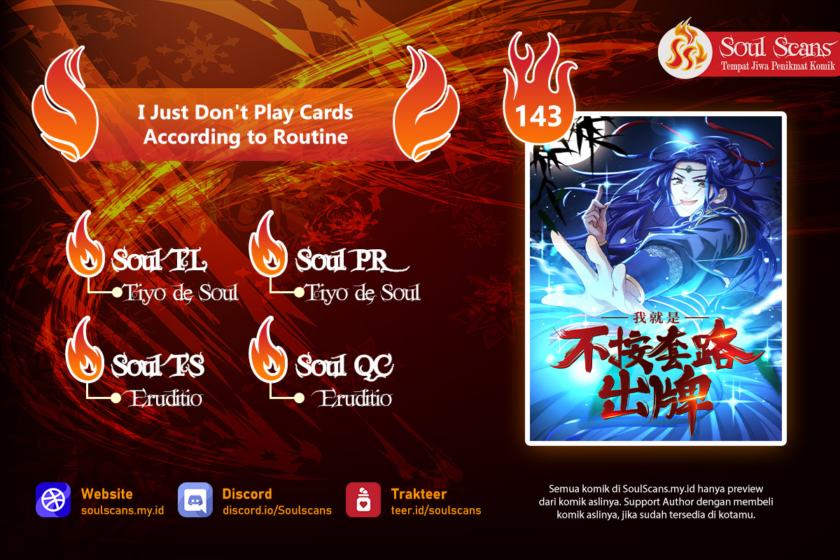 I Just Don’t Play the Card According to the Routine Chapter 143 - halaman 1