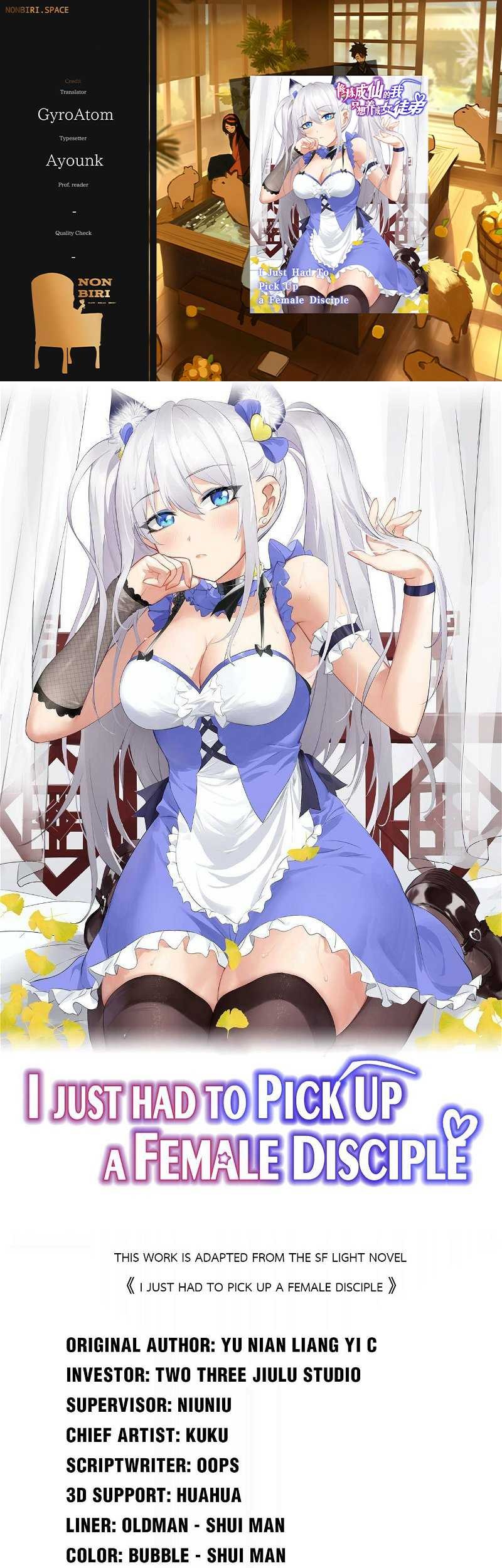 I Just Had to Pick up a Female Disciple Chapter 18 - halaman 1