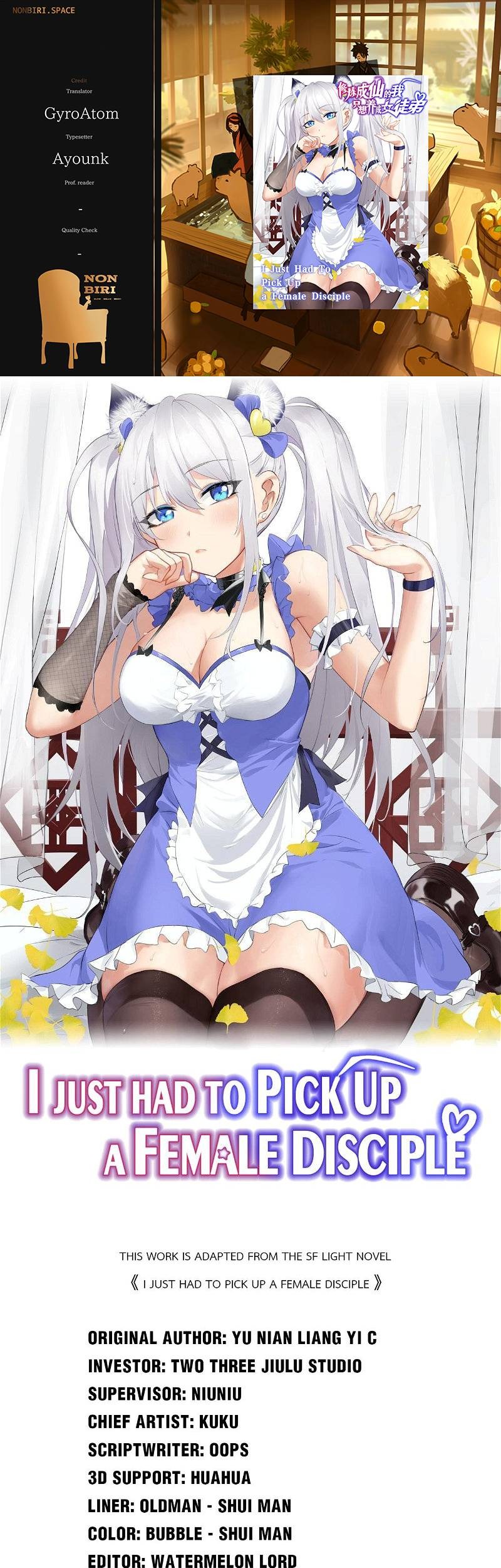 I Just Had to Pick up a Female Disciple Chapter 19 - halaman 1