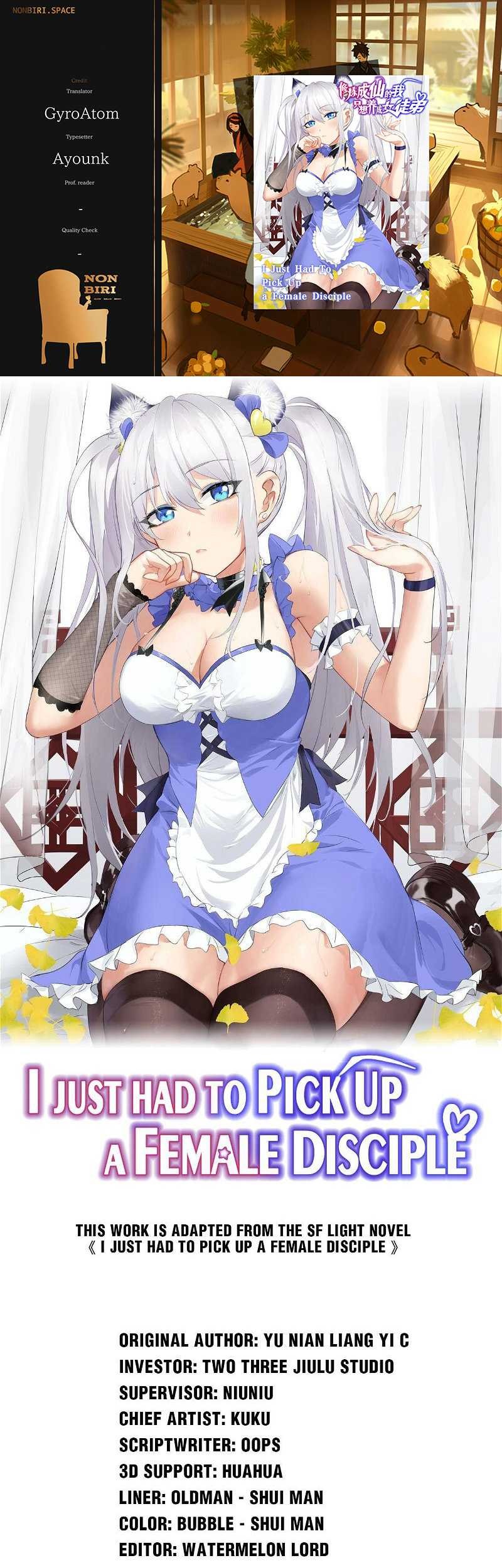 I Just Had to Pick up a Female Disciple Chapter 22 - halaman 1