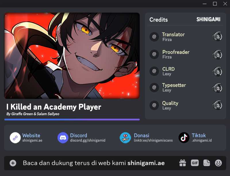I Killed An Academy Player Chapter 7 - halaman 1