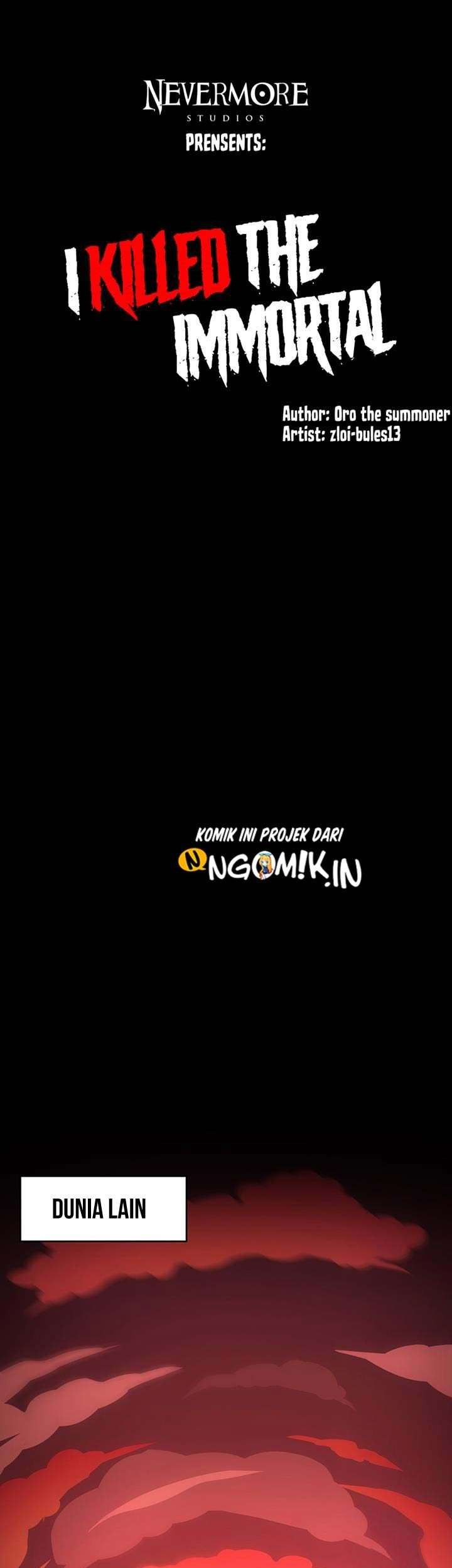I Killed the Immortal Chapter 1 - halaman 8