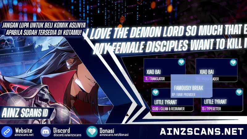 I Love the Demon Lord So Much That Even My Female Disciples Want to Kill Me Chapter 14 - halaman 1