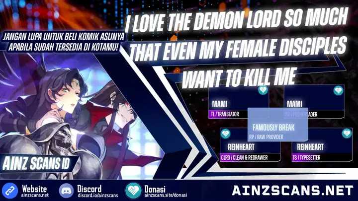 I Love the Demon Lord So Much That Even My Female Disciples Want to Kill Me Chapter 49 - halaman 1