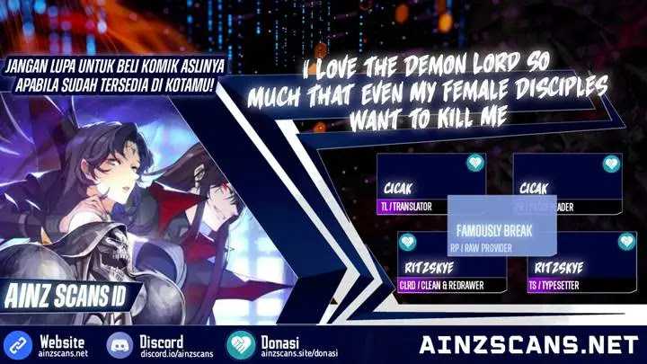 I Love the Demon Lord So Much That Even My Female Disciples Want to Kill Me Chapter 50 - halaman 1