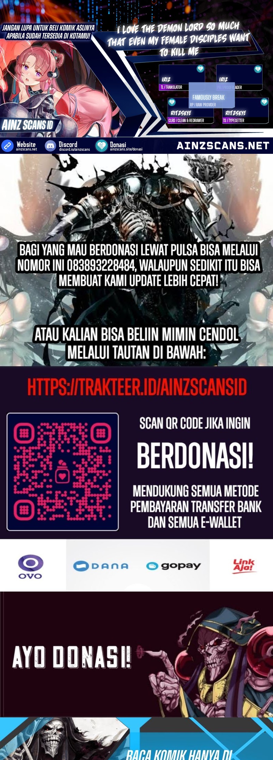 I Love the Demon Lord So Much That Even My Female Disciples Want to Kill Me Chapter 64 - halaman 1