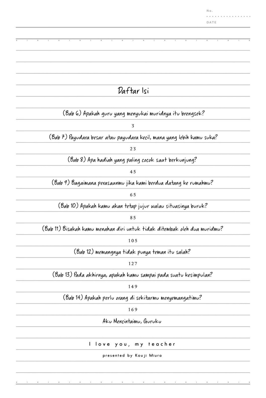 I Love You, Sensei Chapter 6 - halaman 3