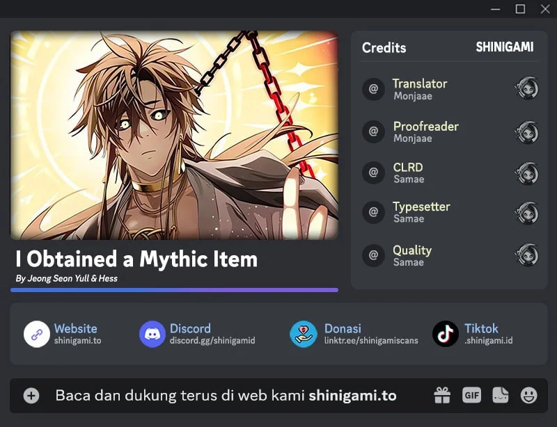 I Obtained a Mythic Item Chapter 154 - halaman 1