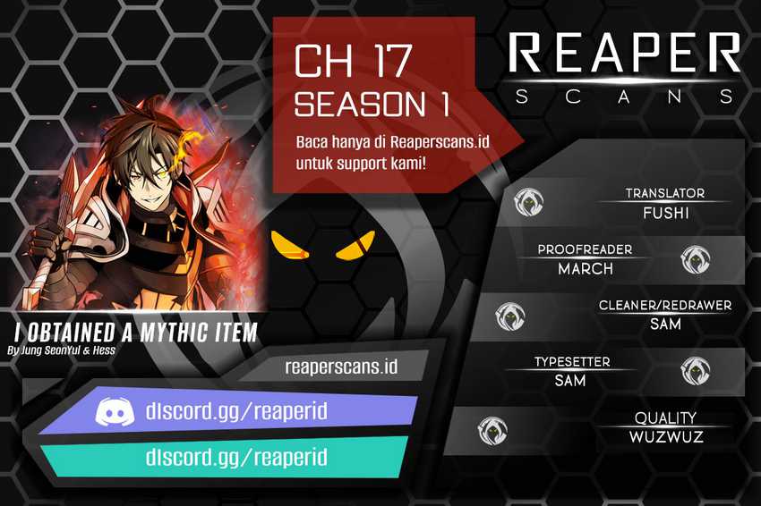 I Obtained a Mythic Item Chapter 17 - halaman 1