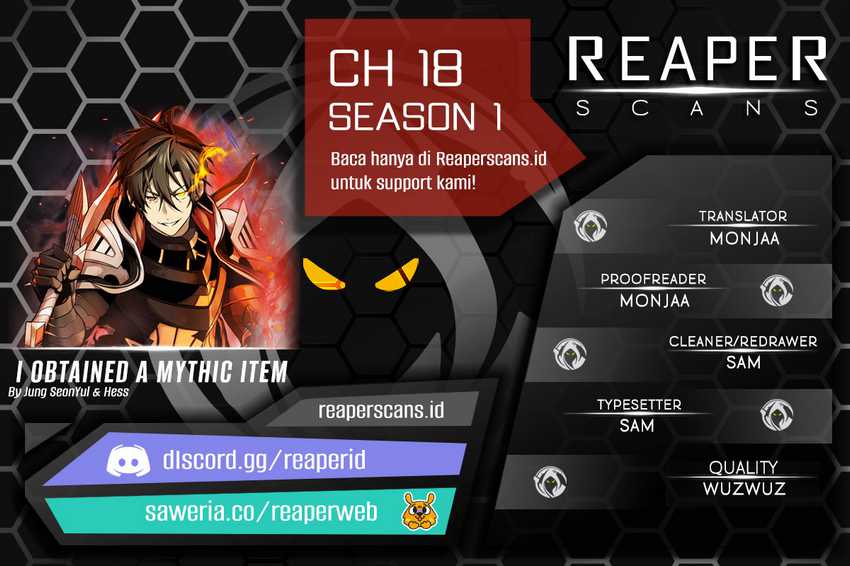 I Obtained a Mythic Item Chapter 18 - halaman 1