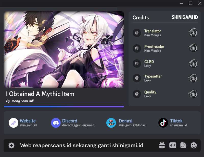 I Obtained a Mythic Item Chapter 51 - halaman 1