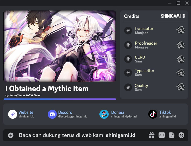 I Obtained a Mythic Item Chapter 56 - halaman 1