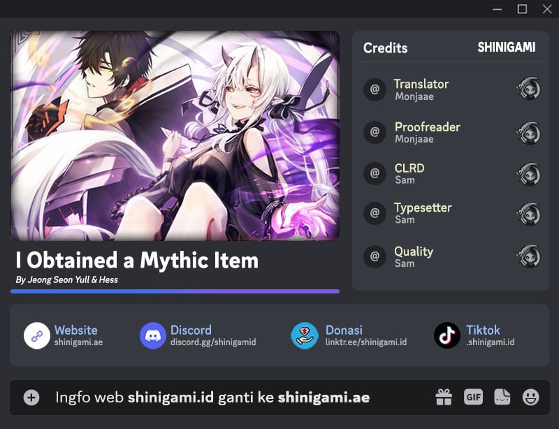 I Obtained a Mythic Item Chapter 73 - halaman 1
