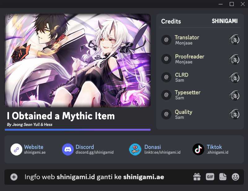 I Obtained a Mythic Item Chapter 76 - halaman 1