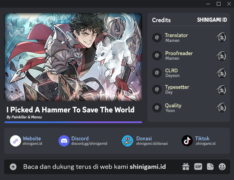 I Picked A Hammer To Save The World Chapter 21 - halaman 1