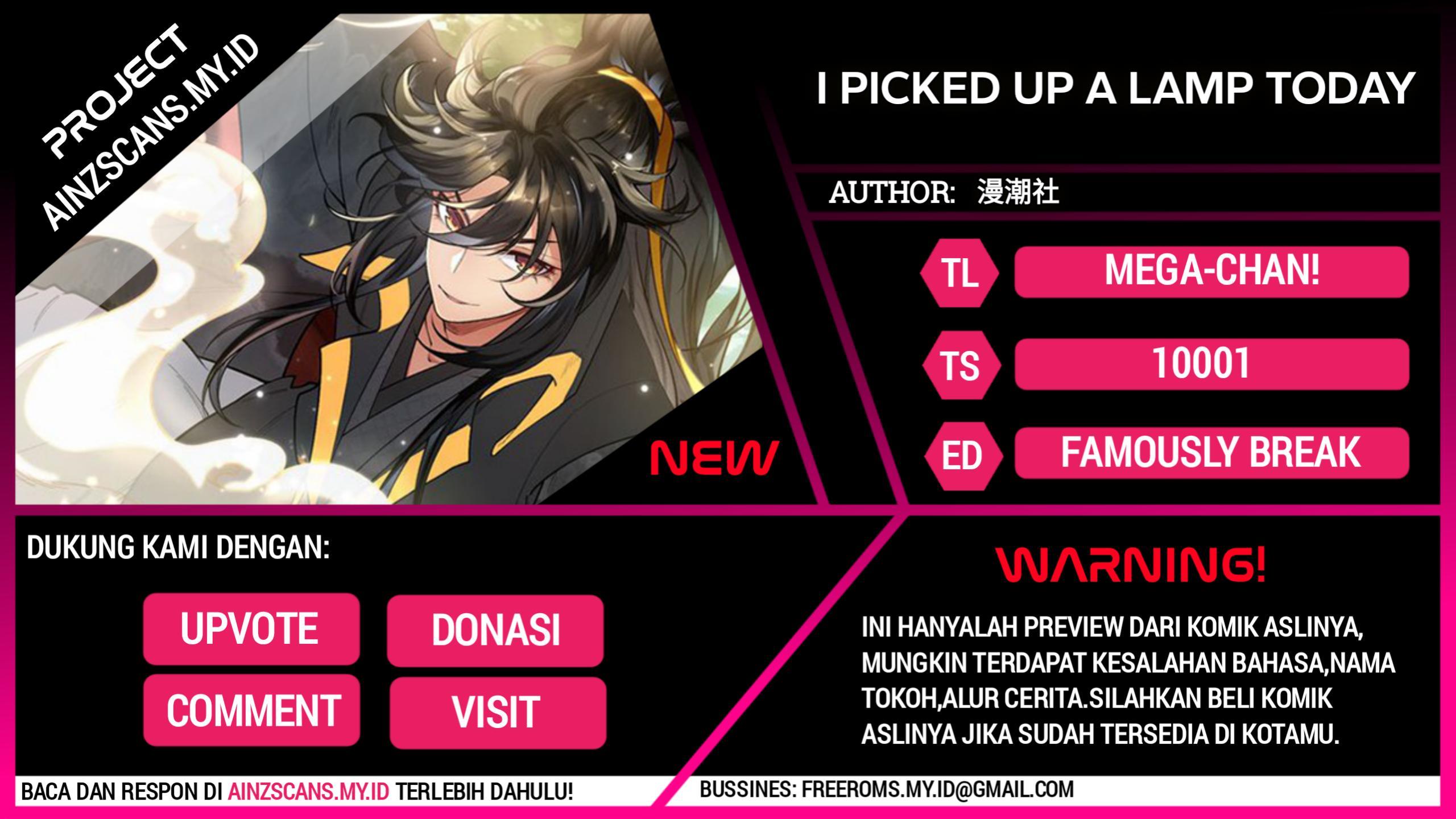 I Picked Up the Lamp Today Chapter 2 - halaman 1