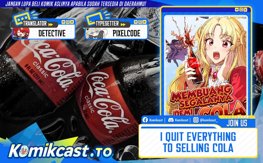 I Quit Everything to Selling Cola Chapter 1 - halaman 1