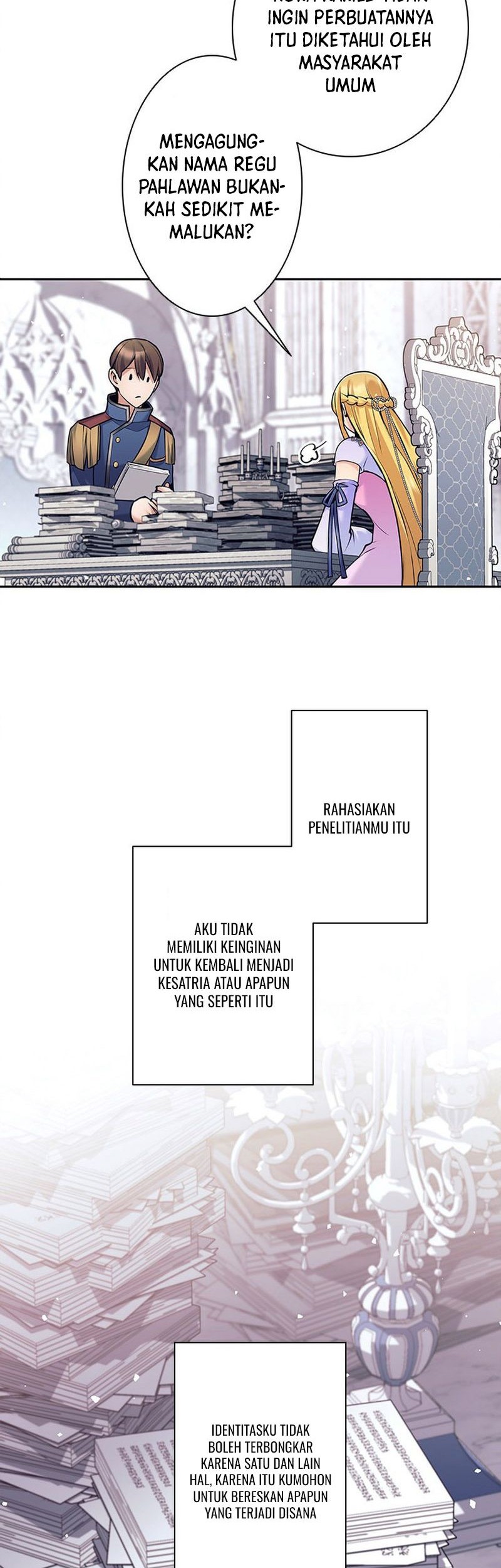 I Quit The Heros Party Chapter 34 - halaman 16
