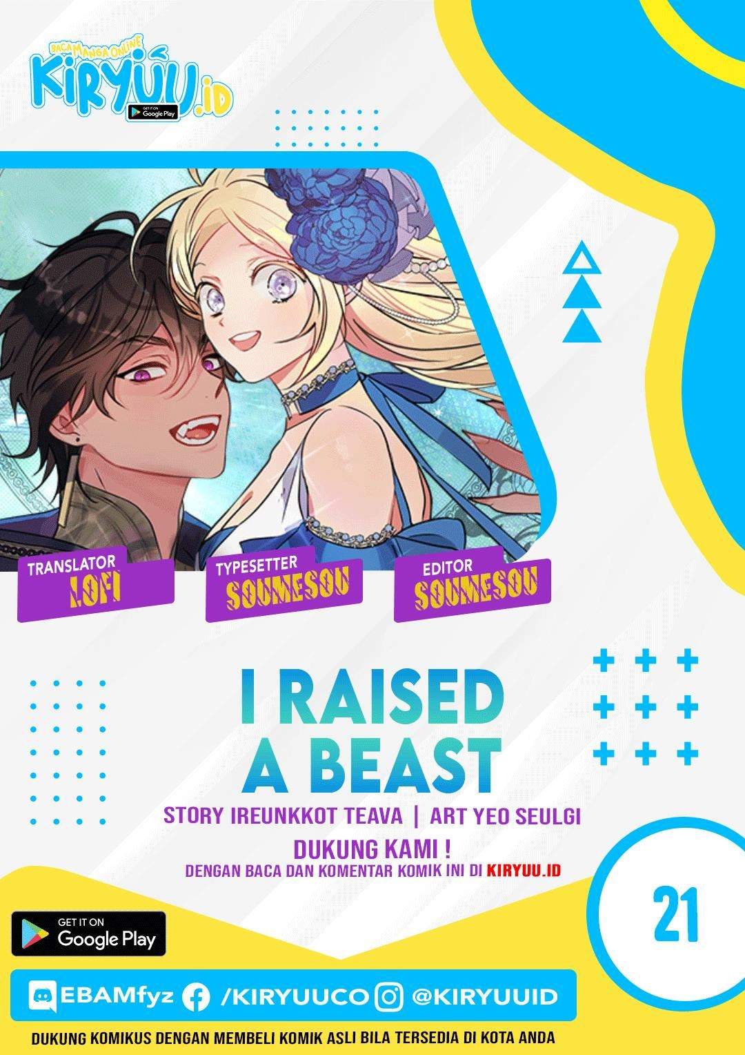 I Raised A Beast Chapter 21 - halaman 1