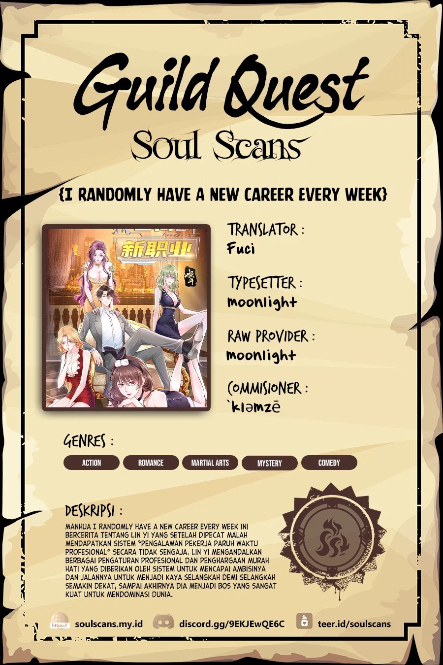 I Randomly Have A New Career Every Week Chapter 489 - halaman 1