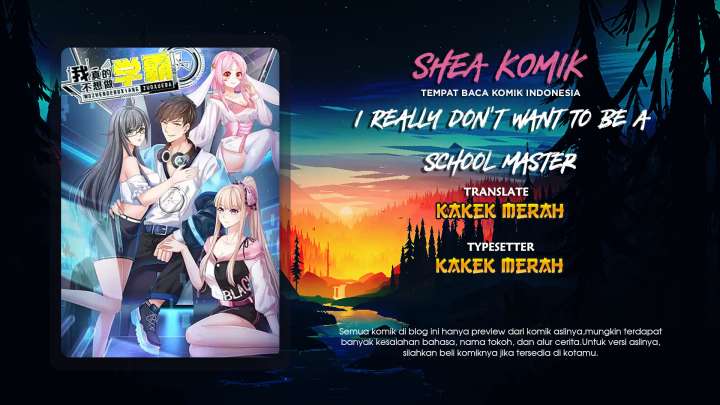 I Really Don’t Want To Be A School Master Chapter 13 - halaman 1