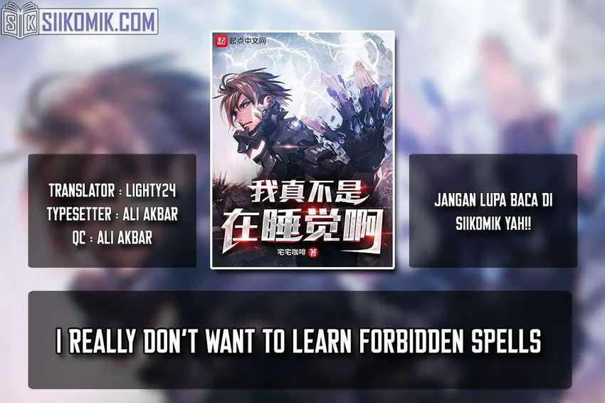 I Really Don’t Want to Learn Forbidden Spells Chapter 37 - halaman 1