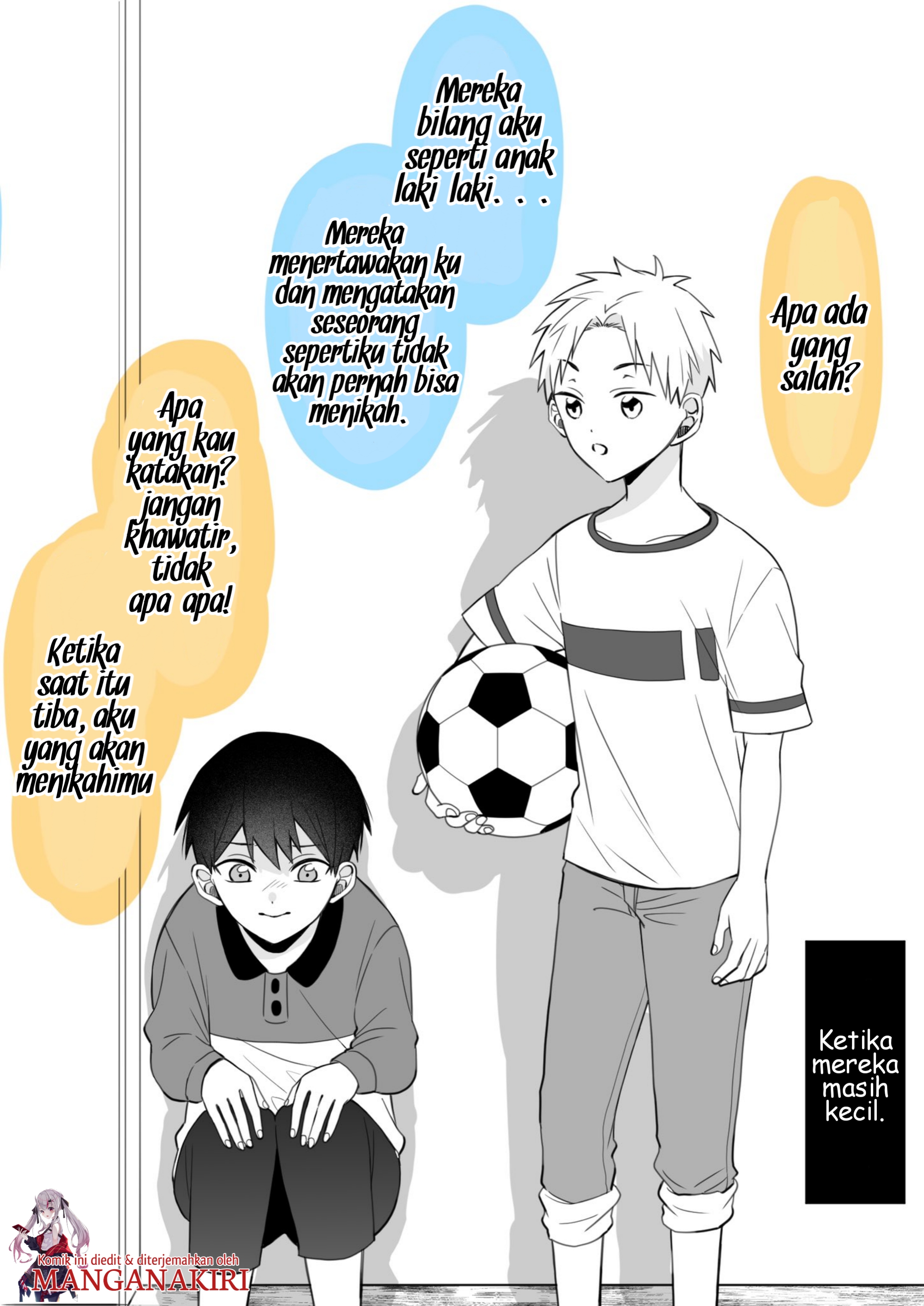 I Really Love Those Kind of Stories Where the Positions in a Boy-Girl Relationship Gets Reversed After a Few Years. The Girl on Top, of Course Chapter 0 - halaman 1