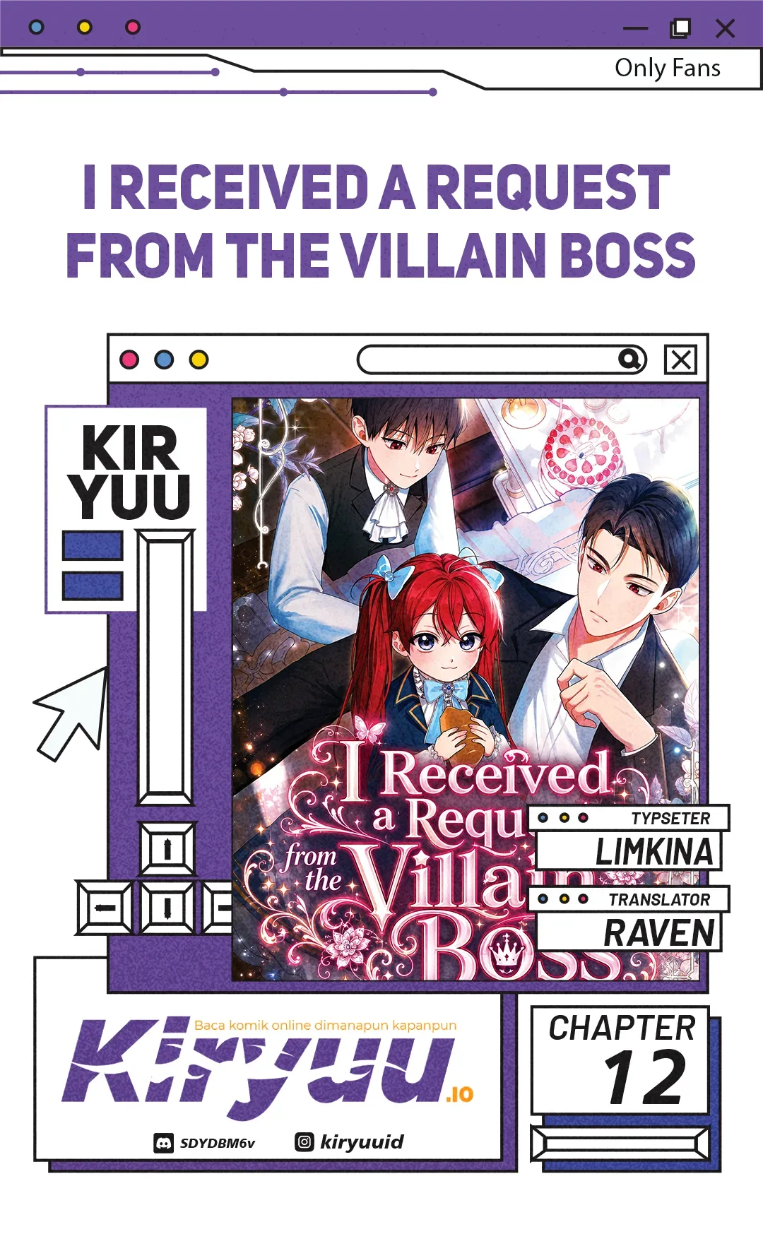 I Received a Request from the Villain Boss Chapter 12 - halaman 1