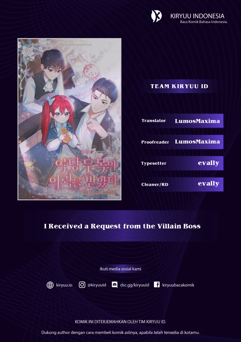I Received a Request from the Villain Boss Chapter 23 - halaman 1